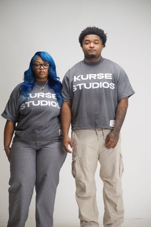 Kur$ed Studios Oversized Cropper Tee